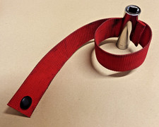 Snap On USA A91E Adjustable Red Strap Oil Filter Wrench Socket 3/8" & 1/2" Drive