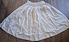 Vintage Cream Lace Net Floral