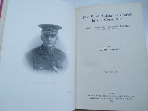 West riding territorials - riding, in