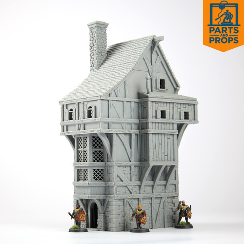 Medieval town house terrain - medieval,