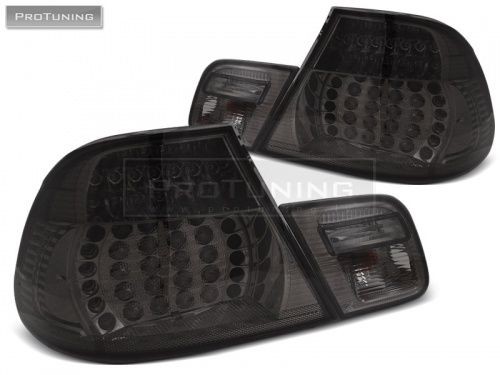 Led full smoked tail lights - led,