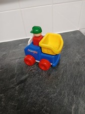 old Vintage Tomy 1991 Push N Go Dump Truck Toy