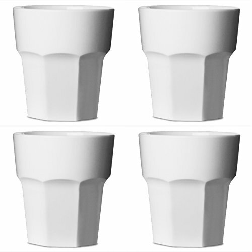 Rocks glass white - glass,