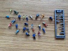 People Miniature Approx  15mm  Sitting, Standing model figures Qty25