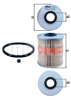 New fuel filter for vauxhall - new,