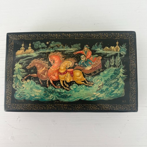 Palekh russian hand painted - palekh,
