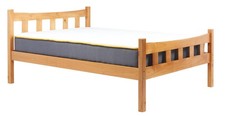 Solid Wood Antique Pine Bed