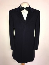 CROMBIE - Mens Long NAVY BLUE