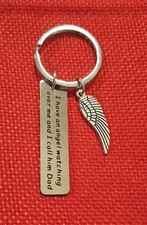 guardian angel Dad keyring