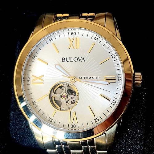Bulova 97a130 gold tone miyota - bulova, gold-tone