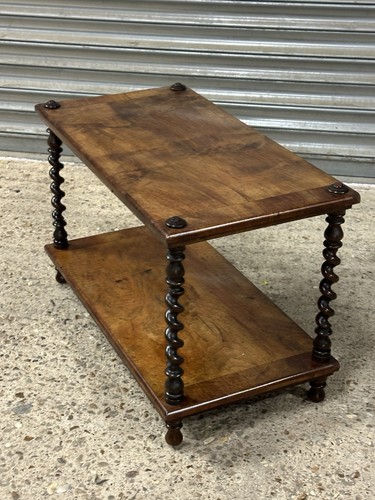 Antique walnut barley twist - walnut,