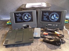 ACOUSTIC SOLUTIONS DVD-273 DUAL SCREEN PORTABLE DVD PLAYER MP3 PAL NTSC