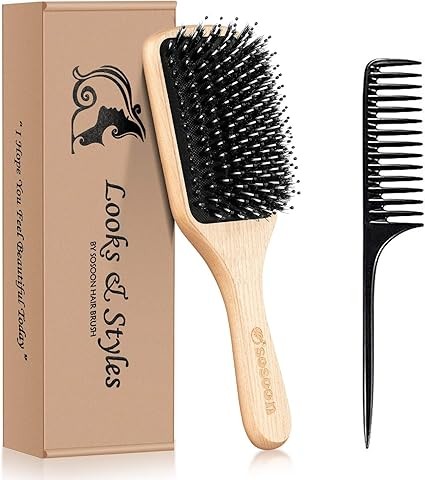 Hair brush sosoon boar - hair, brush,