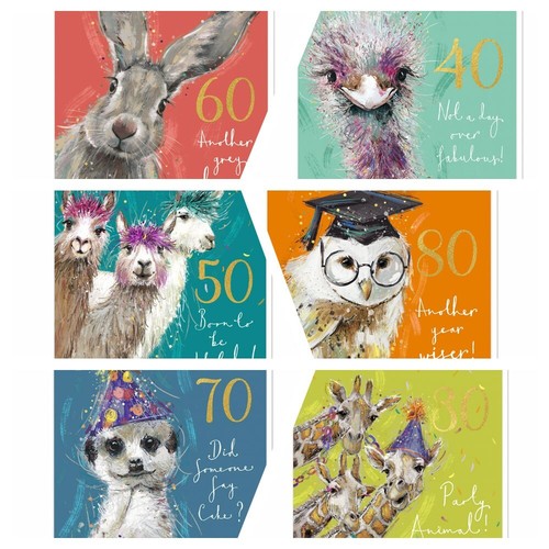 Birthday card age animal - card,