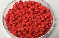 Red Brass Fly Tying Beads X 50