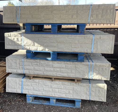Concrete gravel boards - gravel, 6”