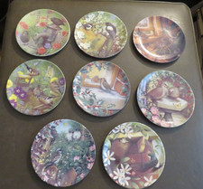 8 x Coalport Garden Visitors