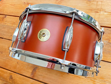 Gretsch Broadkaster Snare Drum in Satin Tangerine Metallic 14" x 6.5" - GK-6514