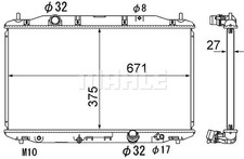 Mahle Radiator - CR1895000S