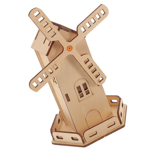 Diy solar wooden windmill - solar,