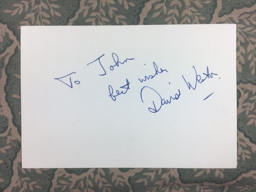 David weston doctor - david, who