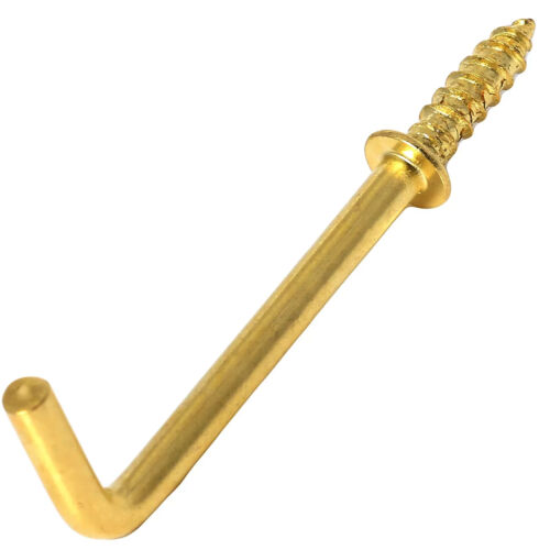 Screw hooks dresser brass - in, l
