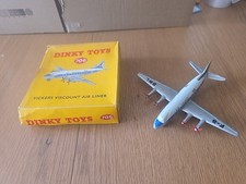 Dinky Toys 706 Vickers Viscount Air Liner Aeroplane Boxed 