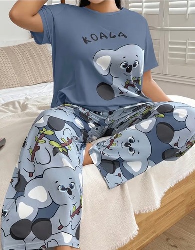 Ladies cute blue koala - ladies,