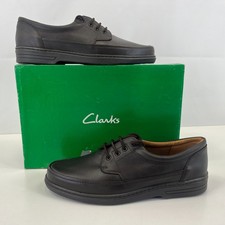 Men clarks brown leather - men's,