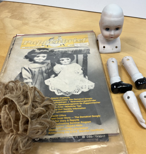 Vintage cold porcelain bisque - cold,