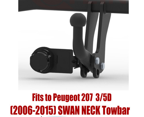 Swan neck tow bar for - tow,