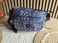 Kipling Syro Crossbody Handbag Bag Tulip With Monkey Heather 