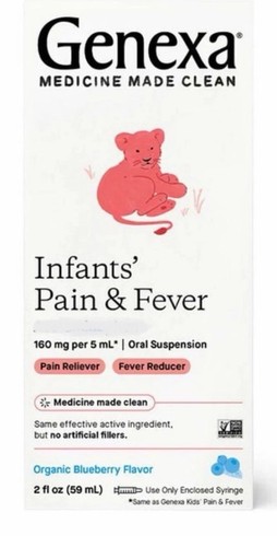 Genexa infants pain fever - pain,