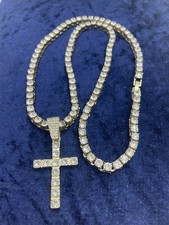 Hip Hop Cross Pendant Necklace