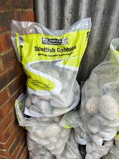 landscaping garden materials, 40-90mm Scottish Pebbles 250 bags buyer collects