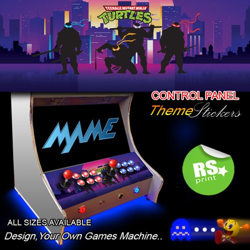 Turtles arcade control - v2,
