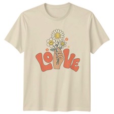 Retro Love Daisy Flower Power