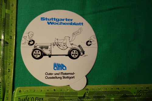 Old sticker stuttgart weekly - stuttgart,