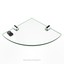 Corner Safety Shelf  In Acrylic Size: 20cm  Available In Various Colours
