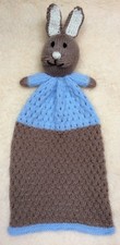 KNITTING PATTERN - Peter Rabbit inspired Comforter 48 cms Baby Easter Toy