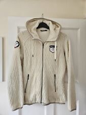 Bergans Of Norway Bergflette Womens Cream Hooded  Jacket Wool Mix, Size Medium