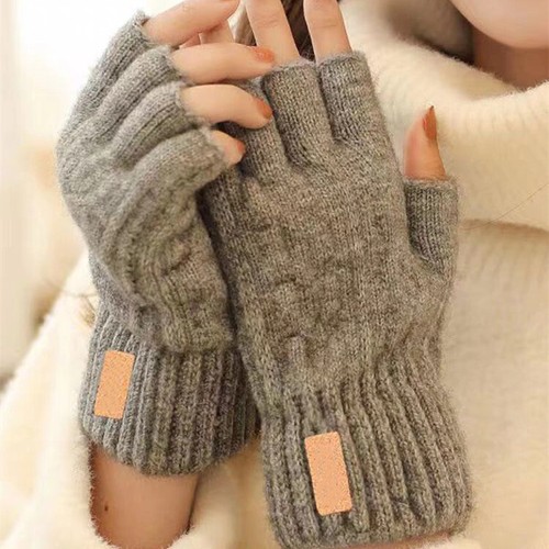 Thermal fingerless gloves - fingerless,
