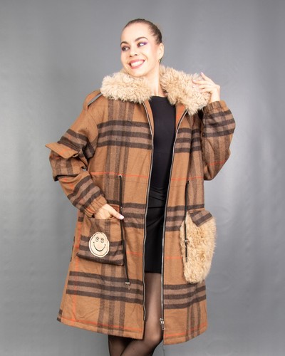 18612 new glamorous wool coat - 18612,