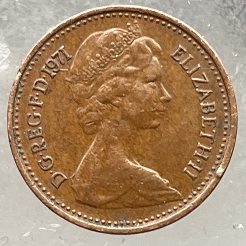 1971 half new - penny, 1/2p