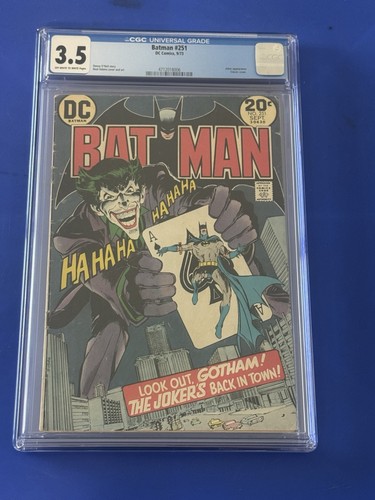 Batman 251 cgc neal adams - batman, #251