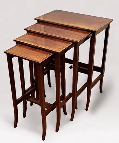 Victorian inlaid mahogany - victorian,