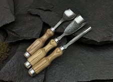 3-pec Hand-Forged Wood Carving