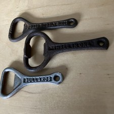 3    Vintage  Cast    Bottle Openers  -- Three in one   /Baby Bubblly  /Bullards
