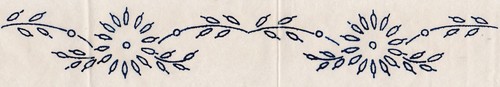 Vintage embroidery transfer - vintage,