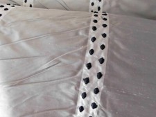 Romo Beige Gold Stripe Silk Fabric Black Dot Vert Stripe full width 138cm x 3m